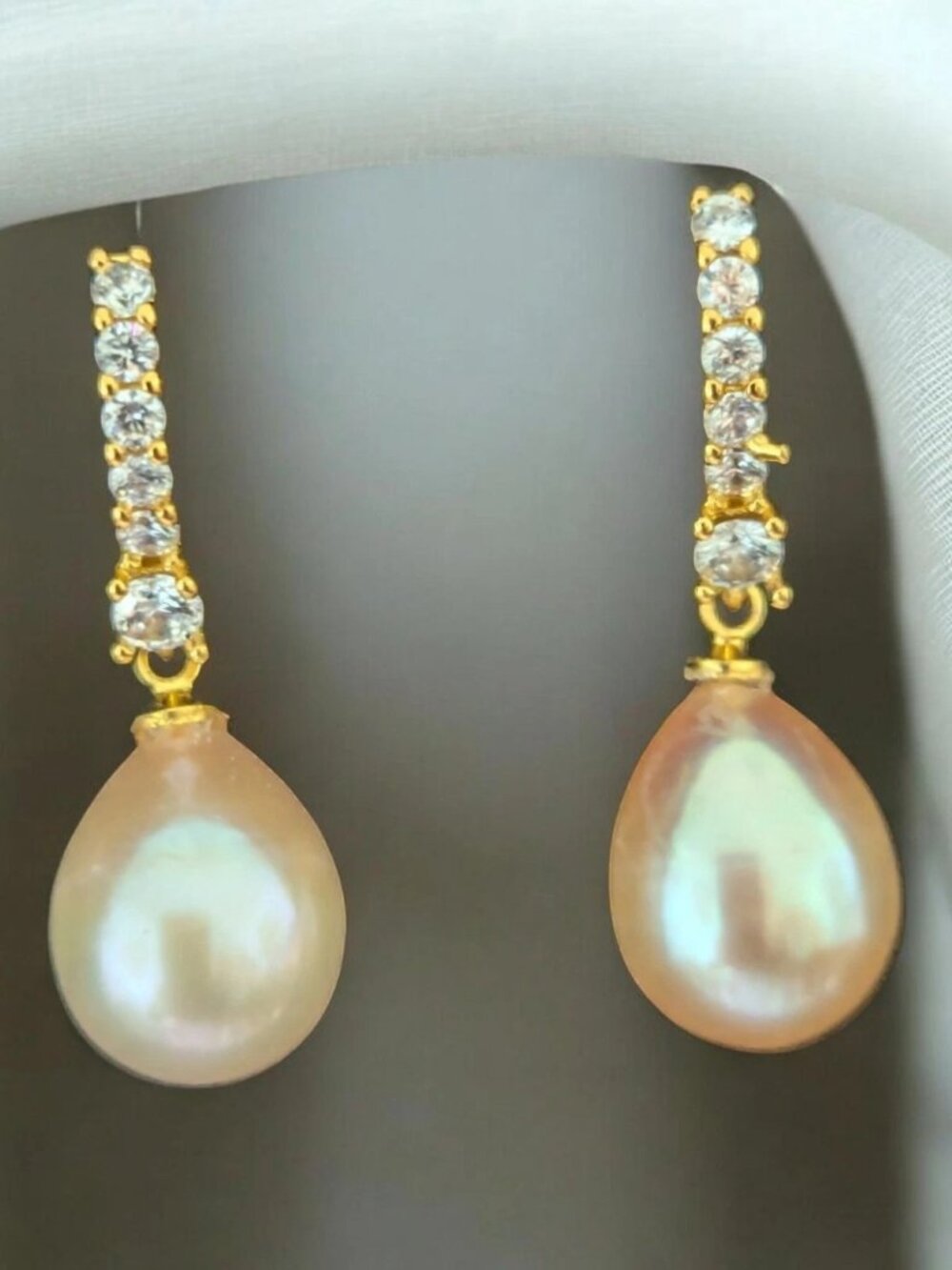 11-12mm Freshwater Pearls Drop Earring